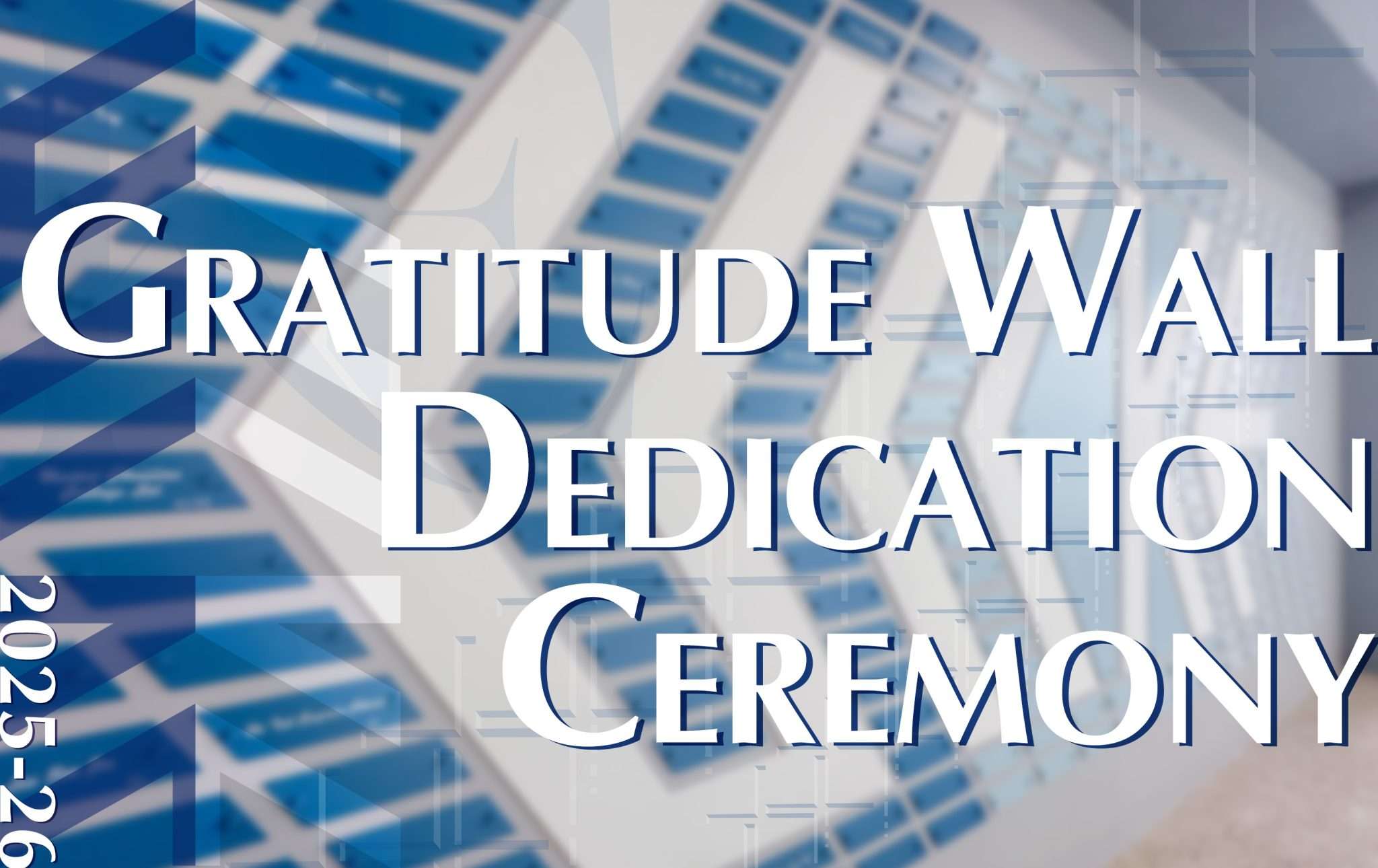 Dedication Wall Example KE+ Gratitude Wall Dedication Ceremony – United Christian College ...